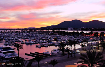 Alcudia Blick auf den Hafen